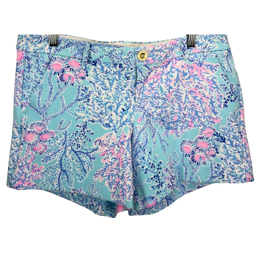 Lilly Pulitzer Callahan Shorts Womens Size 8 Coastal Preppy Resortwear Vacation
